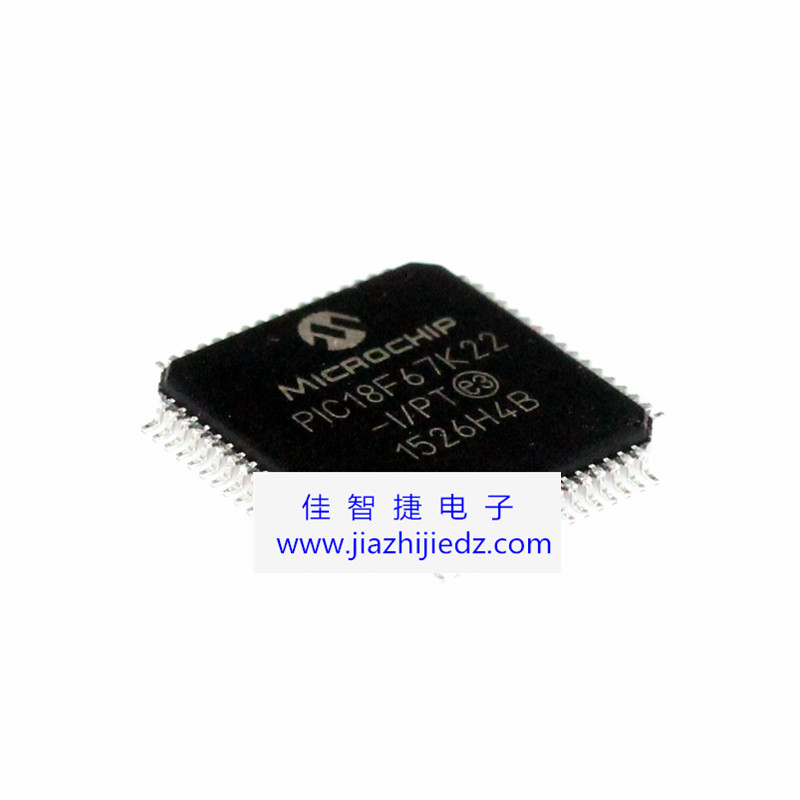 進口PIC18F67K22-IPT QFP64 18F67K22 8位微控制器【原裝正品】